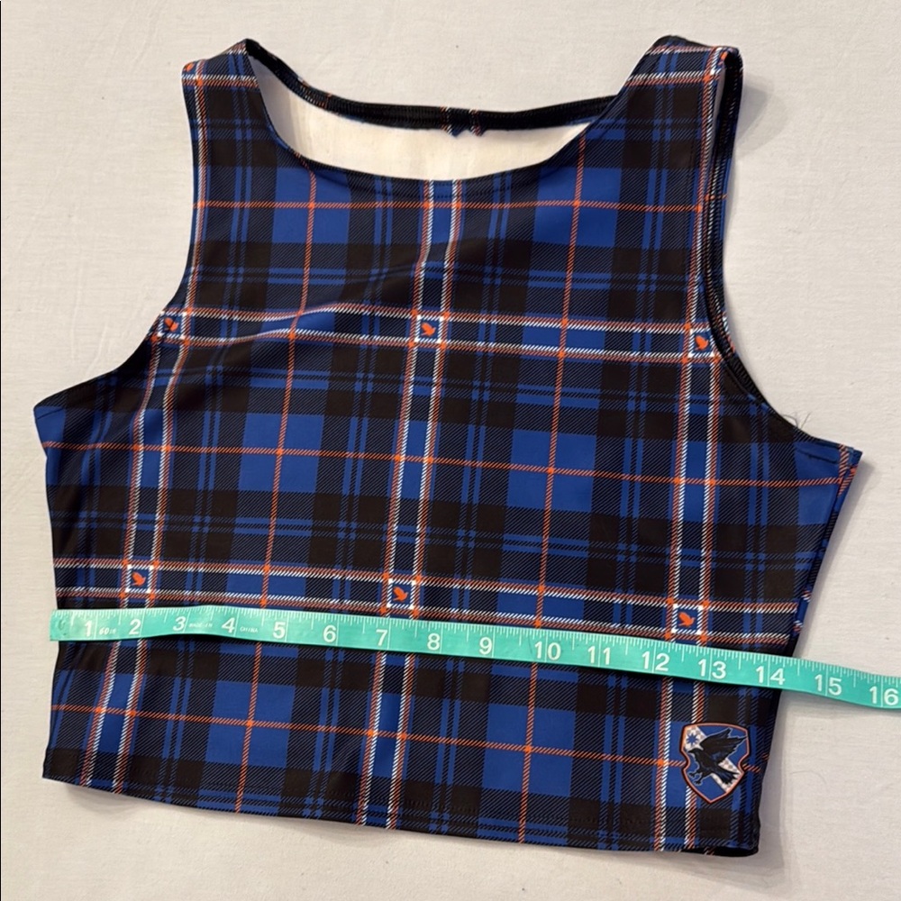 BlackMilk Ravenclaw Harry Potter Plaid Crop Top